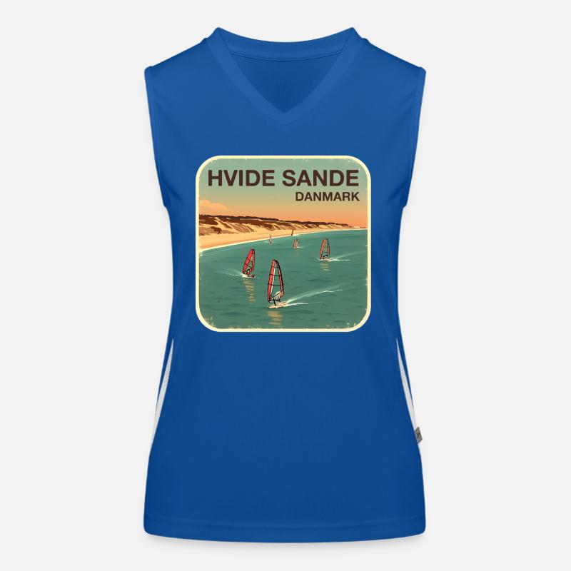 Hvide Sande, alternativement, Danemark Débardeur respirant contrasté Femme
