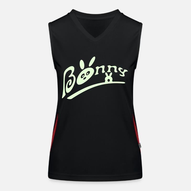BUNNY Häschen Funktionelles Kontrast-Tank Top für Frauen