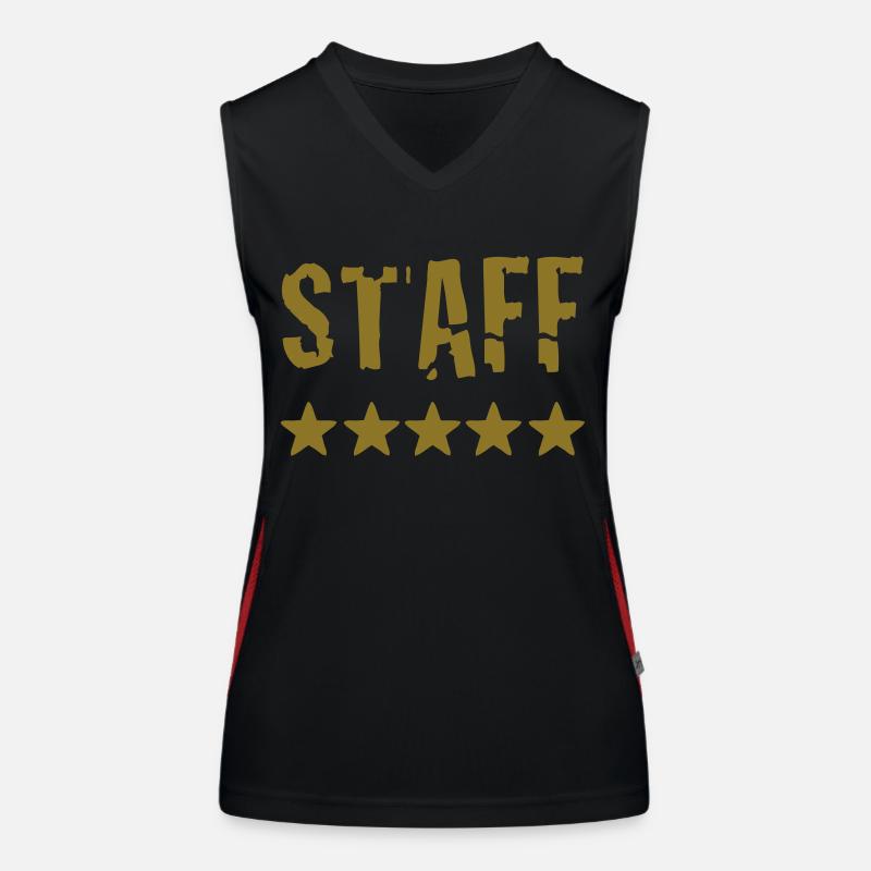staff Funktionelles Kontrast-Tank Top für Frauen