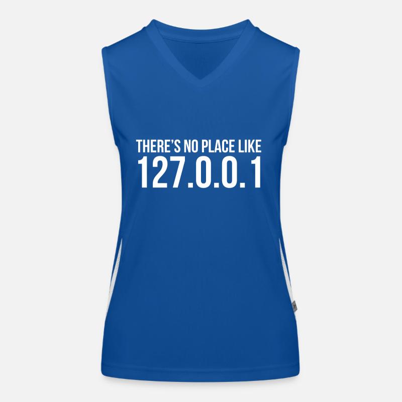 127.0.0.1 Local Host - Admin und Programmierer Funktionelles Kontrast-Tank Top für Frauen