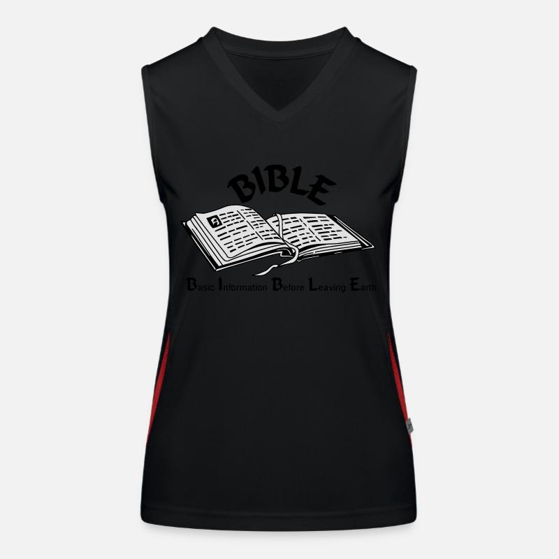Bibel Funktionelles Kontrast-Tank Top für Frauen