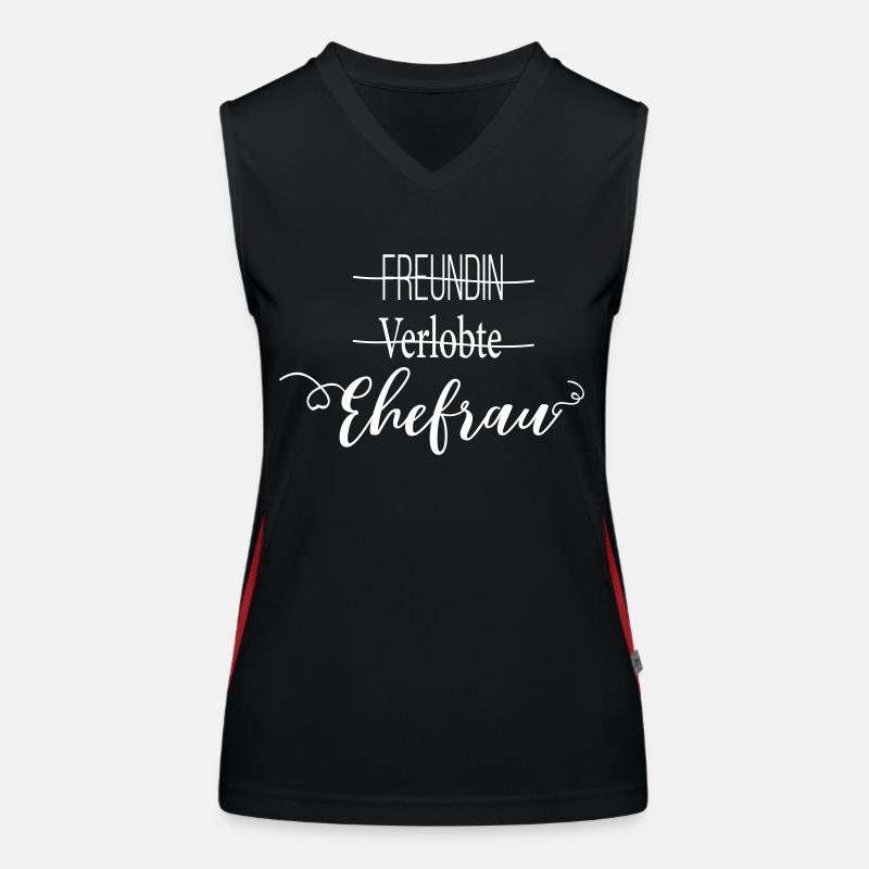 upgrade_ehefrau Funktionelles Kontrast-Tank Top für Frauen