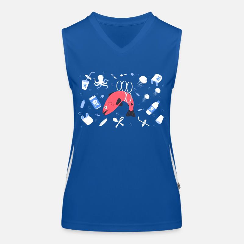 Plastic Stop Women's Functional Contrast Tank Top