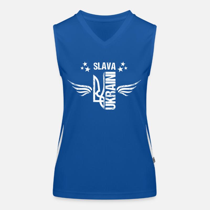 Ukraine Glory and Honor Women's Functional Contrast Tank Top