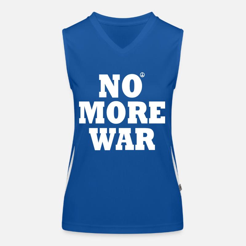 No more war Women's Functional Contrast Tank Top