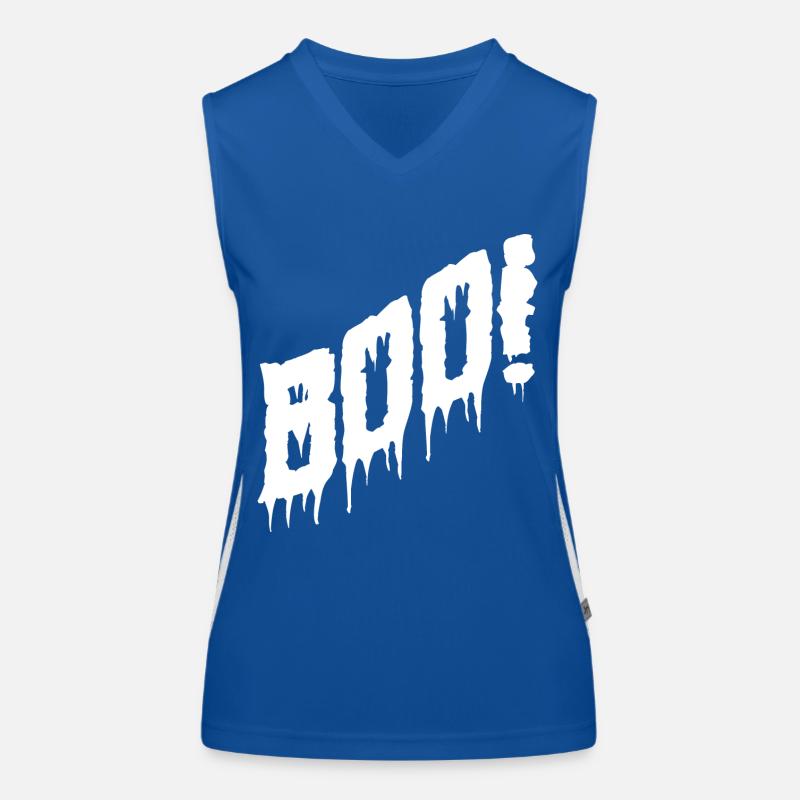 Halloween costume Boo. Women's Functional Contrast Tank Top