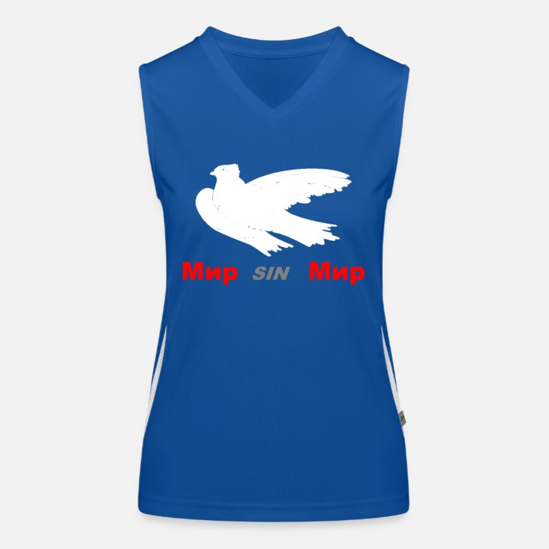 Мир sin Мир Funktionelles Kontrast-Tank Top für Frauen