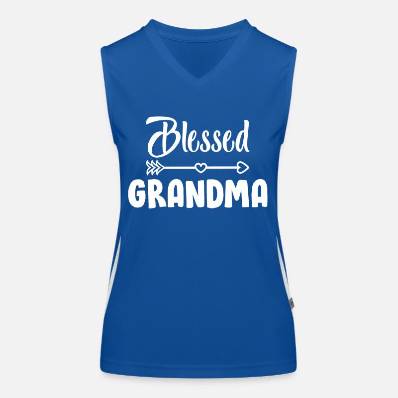 Oma Geschenkidee Großeltern Funktionelles Kontrast-Tank Top für Frauen