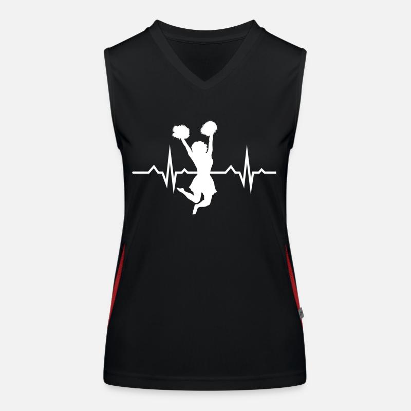 Cheerleading perfektes Geschenk Geburtstag Funktionelles Kontrast-Tank Top für Frauen