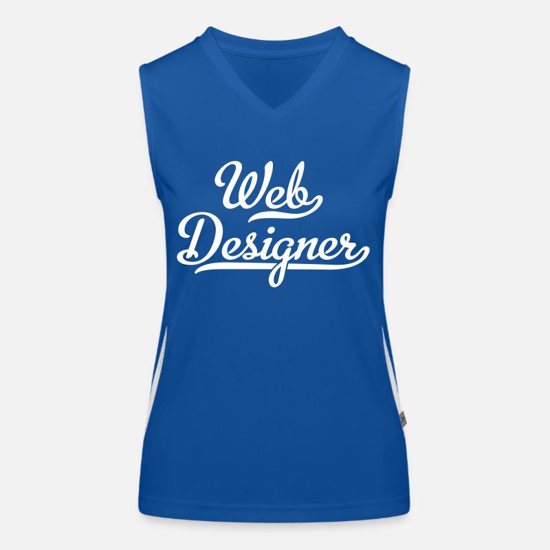 Web Designer Funktionelles Kontrast-Tank Top für Frauen