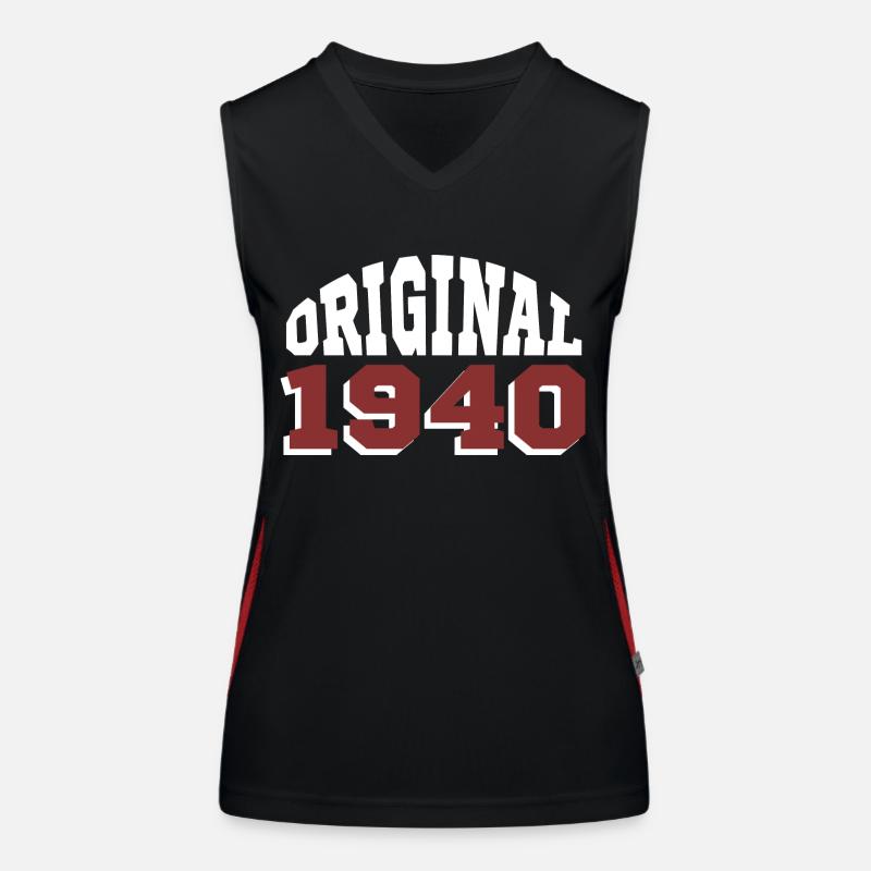 Original 1940 Débardeur respirant contrasté Femme