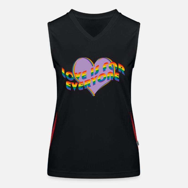 pride Funktionelles Kontrast-Tank Top für Frauen