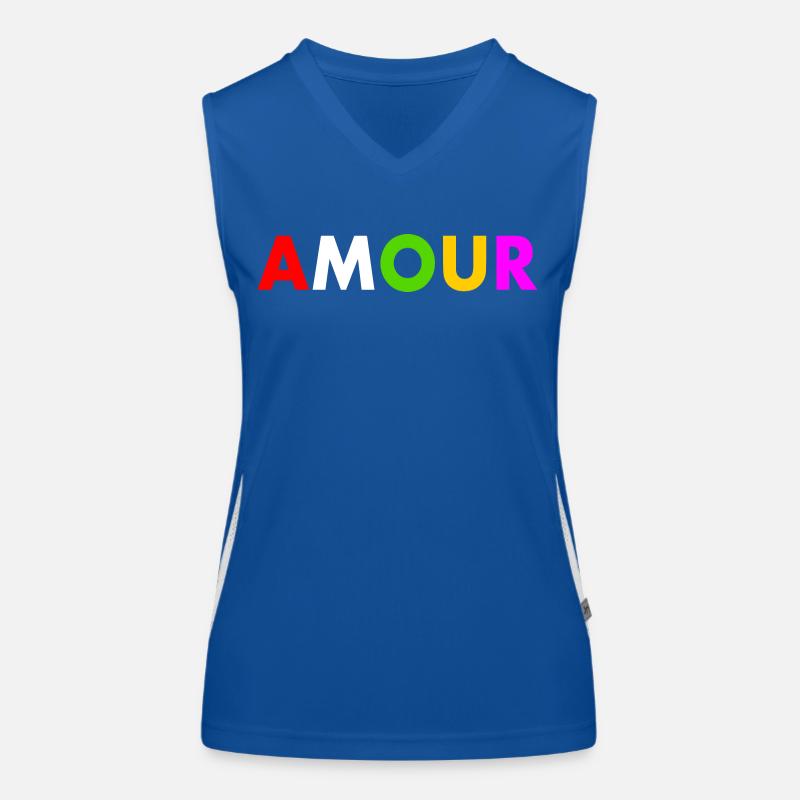 Amour Débardeur respirant contrasté Femme