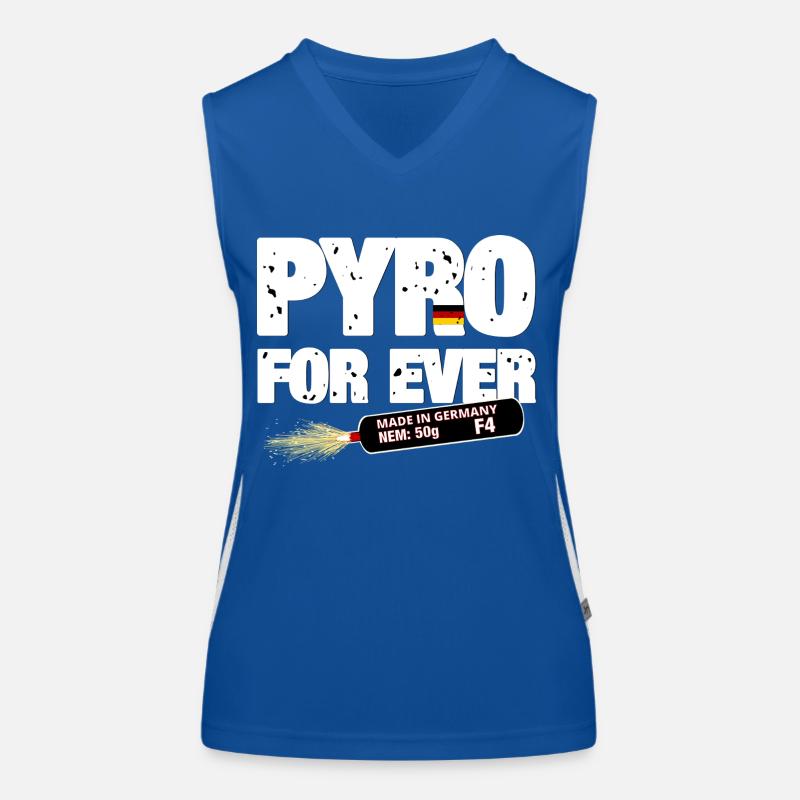 Pyro For Ever Women's Functional Contrast Tank Top