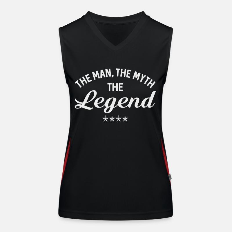 MAN MYTH LEGEND Women's Functional Contrast Tank Top