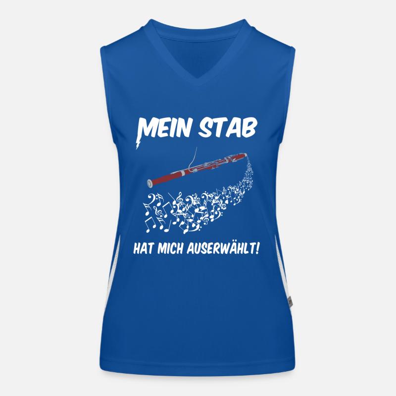Fagott - auserwählt Funktionelles Kontrast-Tank Top für Frauen