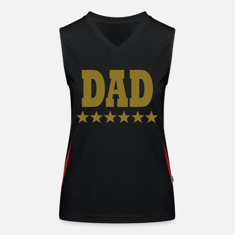 Dad Funktionelles Kontrast-Tank Top für Frauen