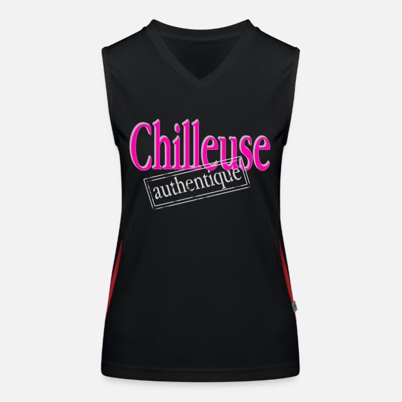 Chilleuse authentique Débardeur respirant contrasté Femme