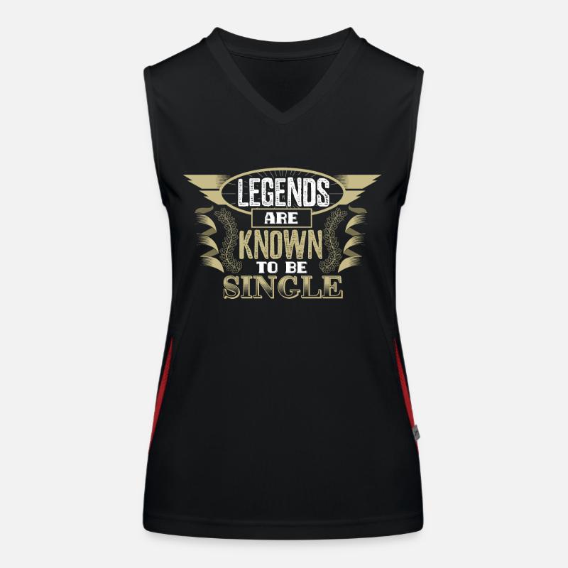 Single Solo Relationship Women's Functional Contrast Tank Top