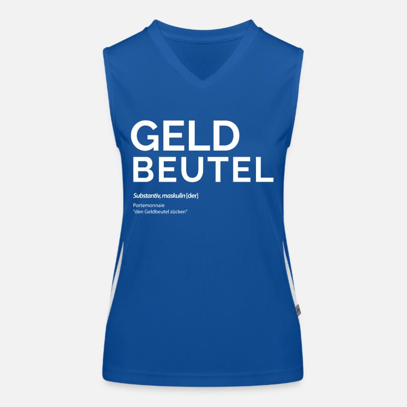 Geldbeutel Funktionelles Kontrast-Tank Top für Frauen