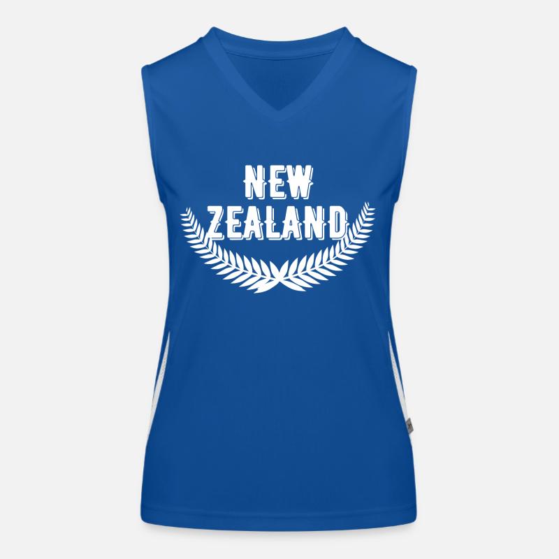 Neuseeland Funktionelles Kontrast-Tank Top für Frauen