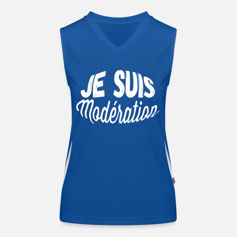 Je suis modération Débardeur respirant contrasté Femme
