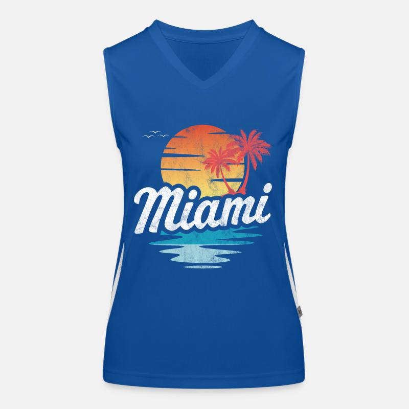 Miami Débardeur respirant contrasté Femme