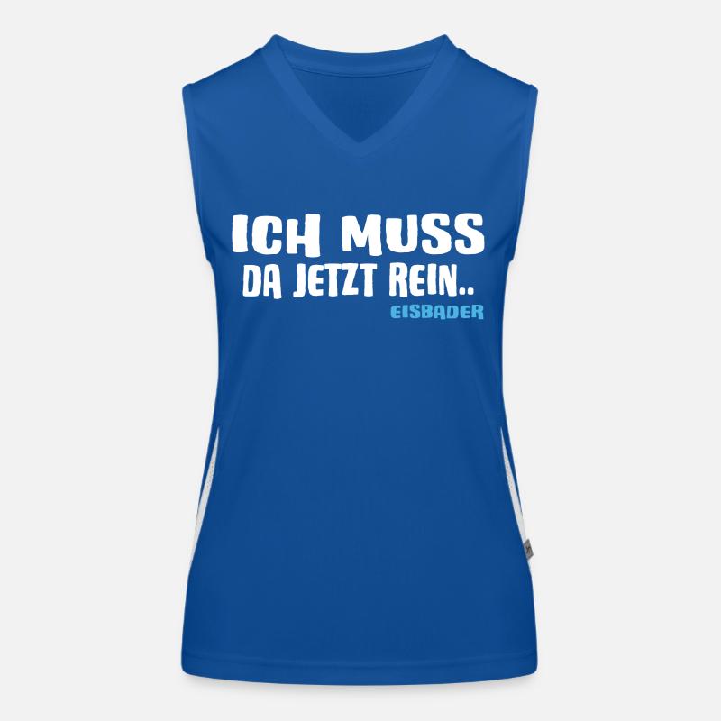 Eisbader Winterschwimmer Winterhart Eisbad Funktionelles Kontrast-Tank Top für Frauen