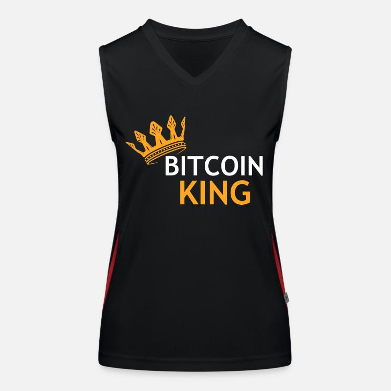 Crypto Bitcoin Trading Women's Functional Contrast Tank Top
