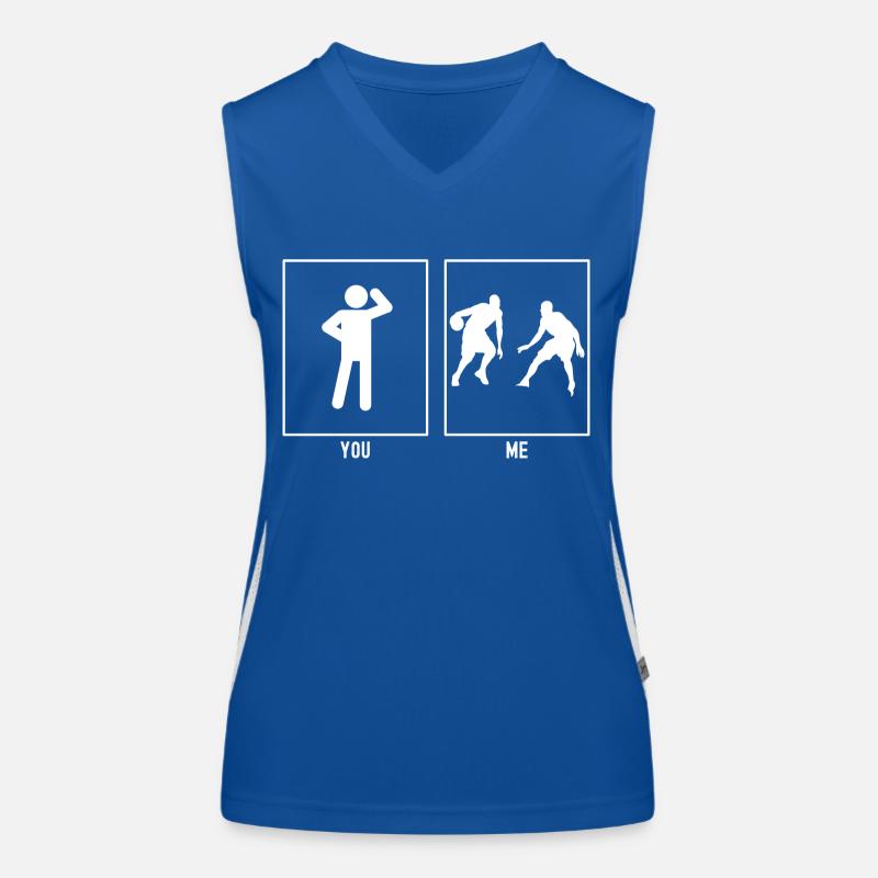 Vous - Moi - Duo Basketball Débardeur respirant contrasté Femme