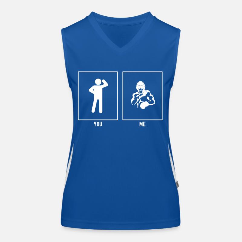 Vous - Moi - Boxe Sport(BO) Débardeur respirant contrasté Femme