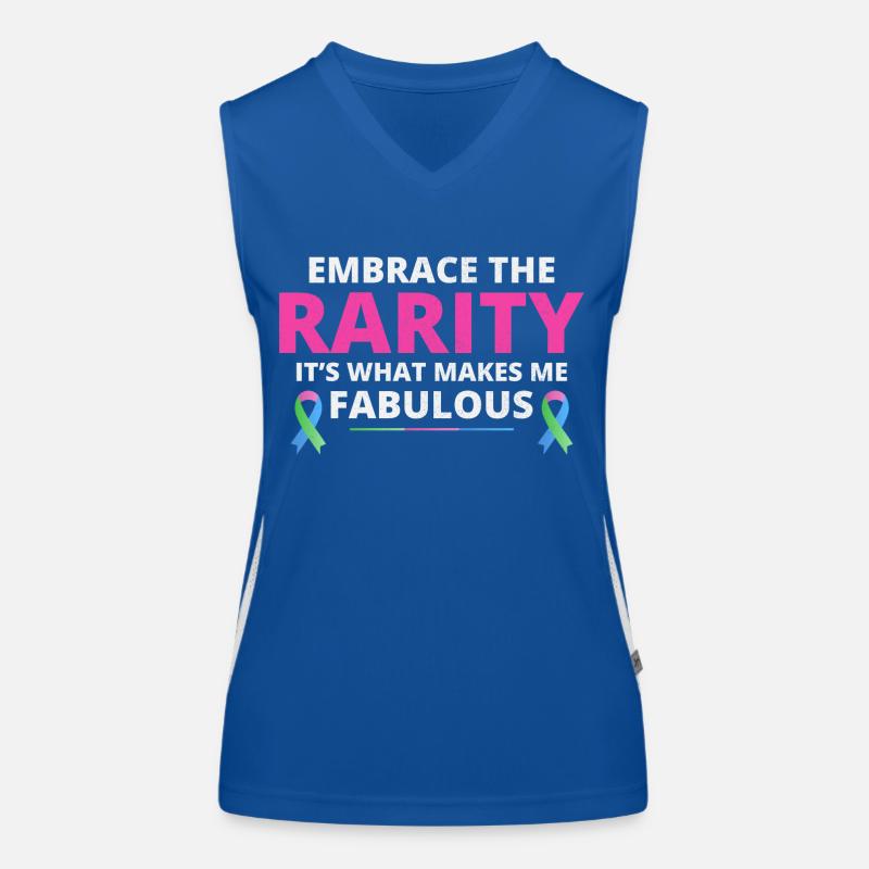 Sensibilisation aux maladies rares : une rareté fabuleuse Débardeur respirant contrasté Femme