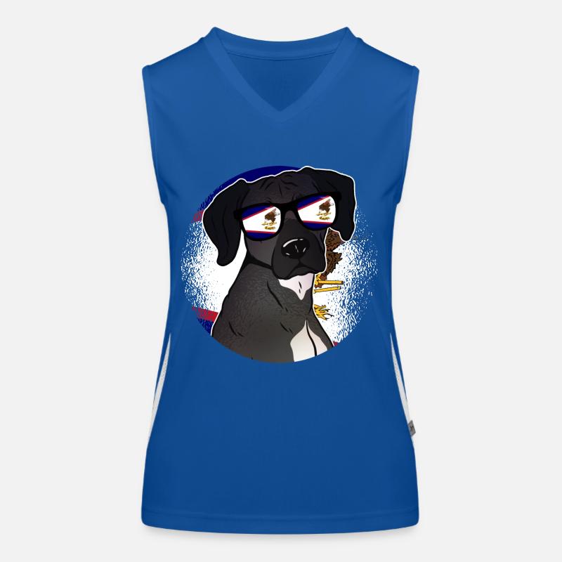 Amerikanisch-Samoa Funktionelles Kontrast-Tank Top für Frauen