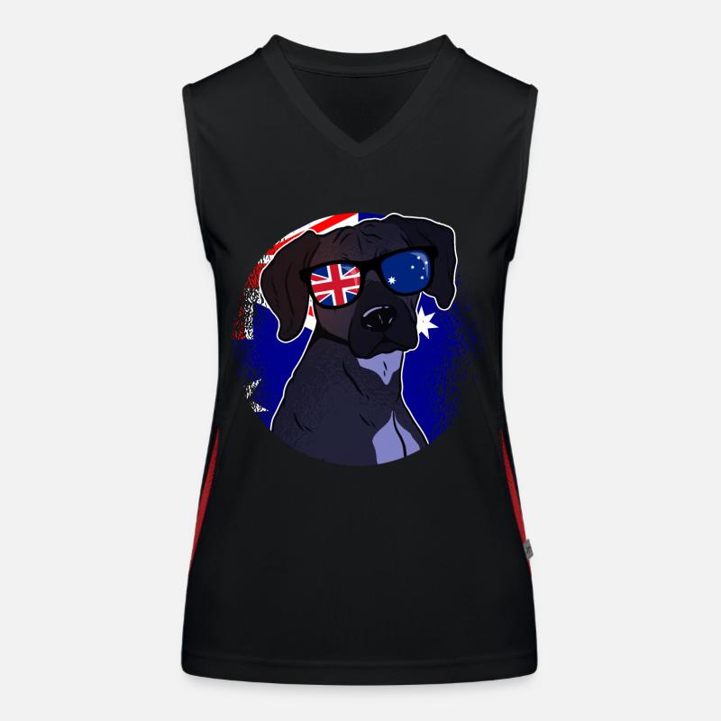 Australia Women's Functional Contrast Tank Top