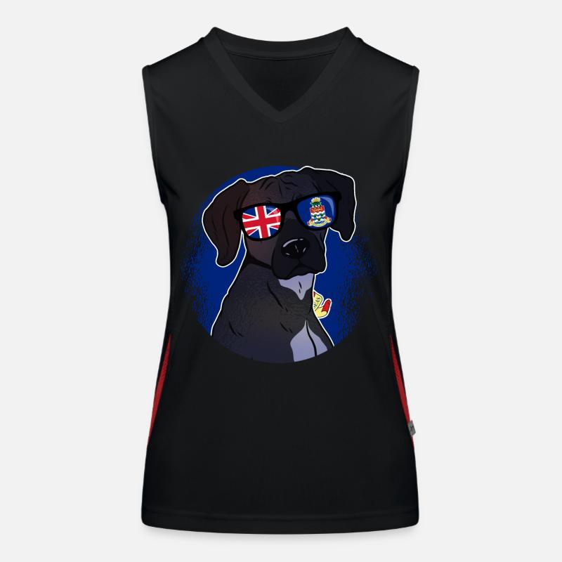 Kaimaninseln Funktionelles Kontrast-Tank Top für Frauen