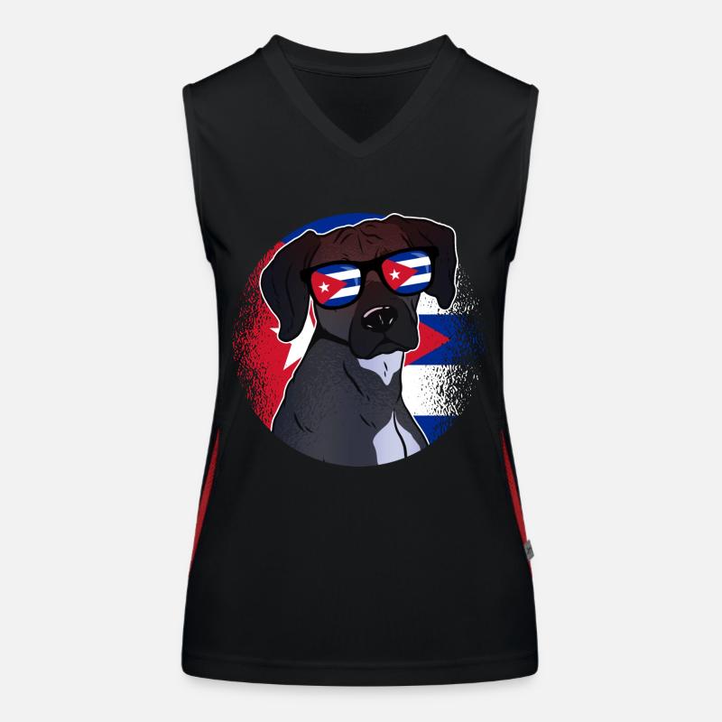 Cuba Débardeur respirant contrasté Femme