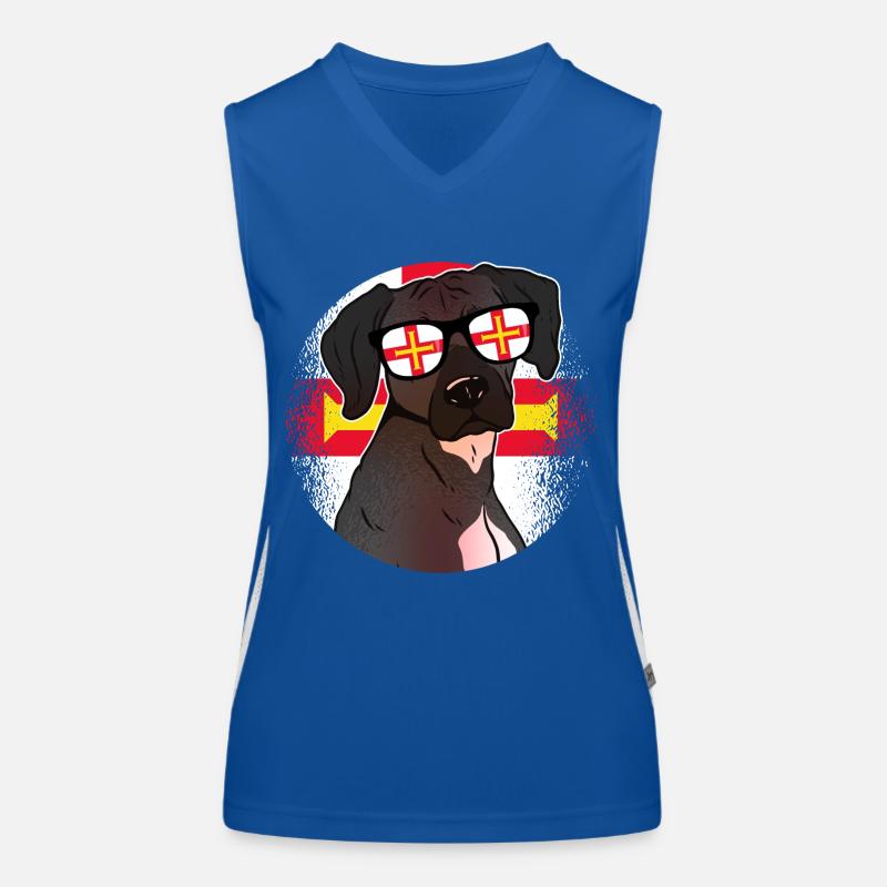 Guernsey Funktionelles Kontrast-Tank Top für Frauen