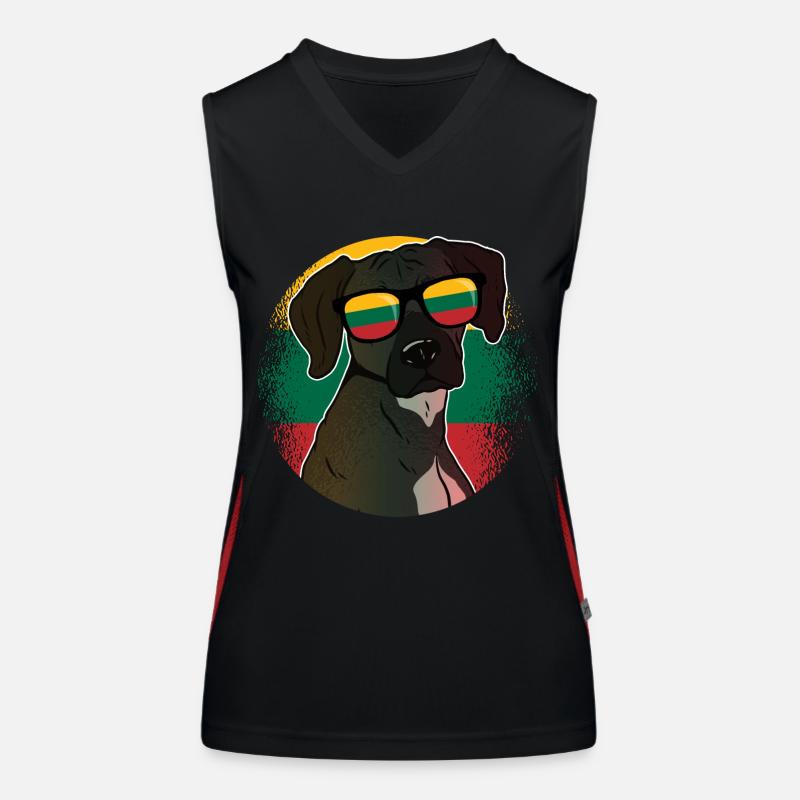 Lithuania Women's Functional Contrast Tank Top