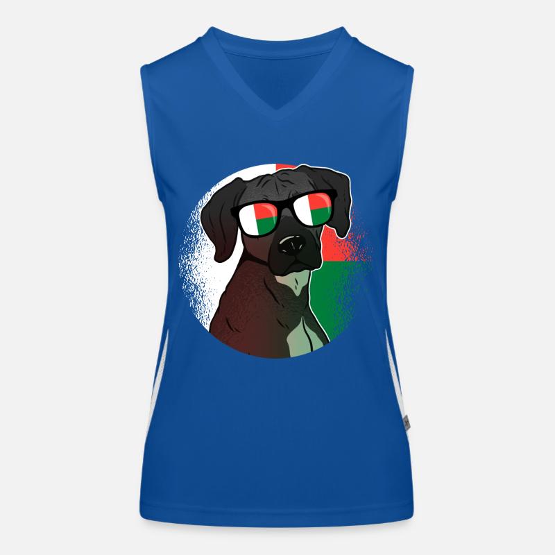 Madagaskar Funktionelles Kontrast-Tank Top für Frauen