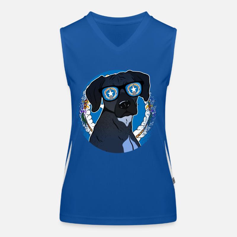 Northern Mariana Islands Women's Functional Contrast Tank Top