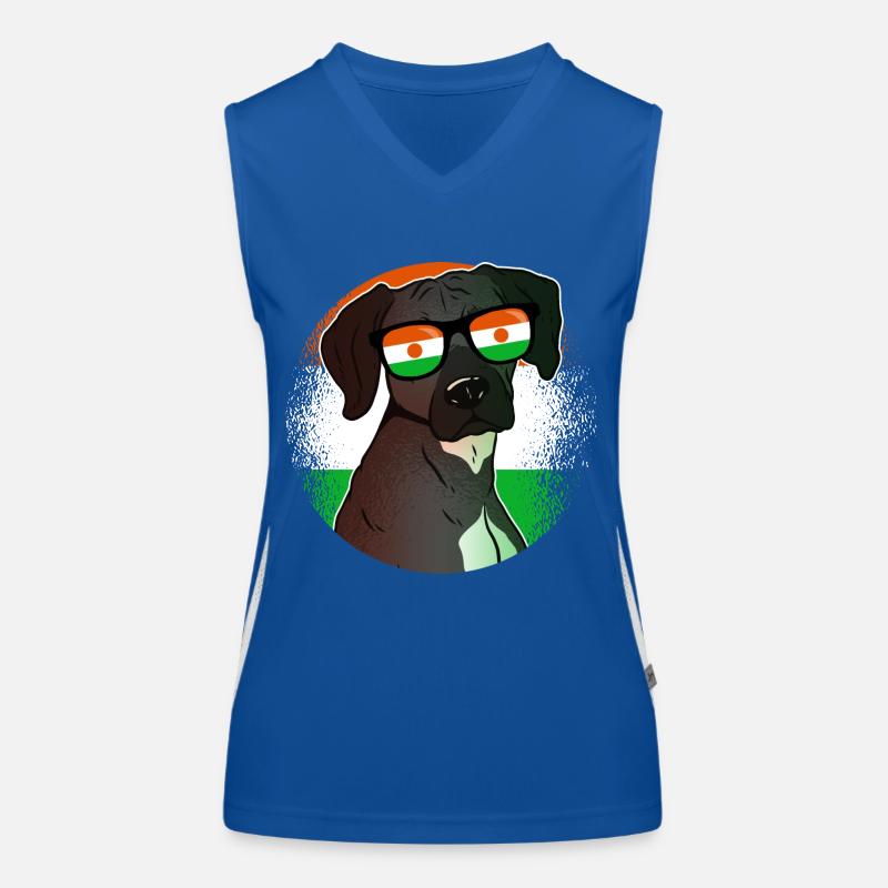 Niger Funktionelles Kontrast-Tank Top für Frauen
