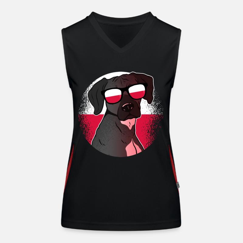 Poland Women's Functional Contrast Tank Top