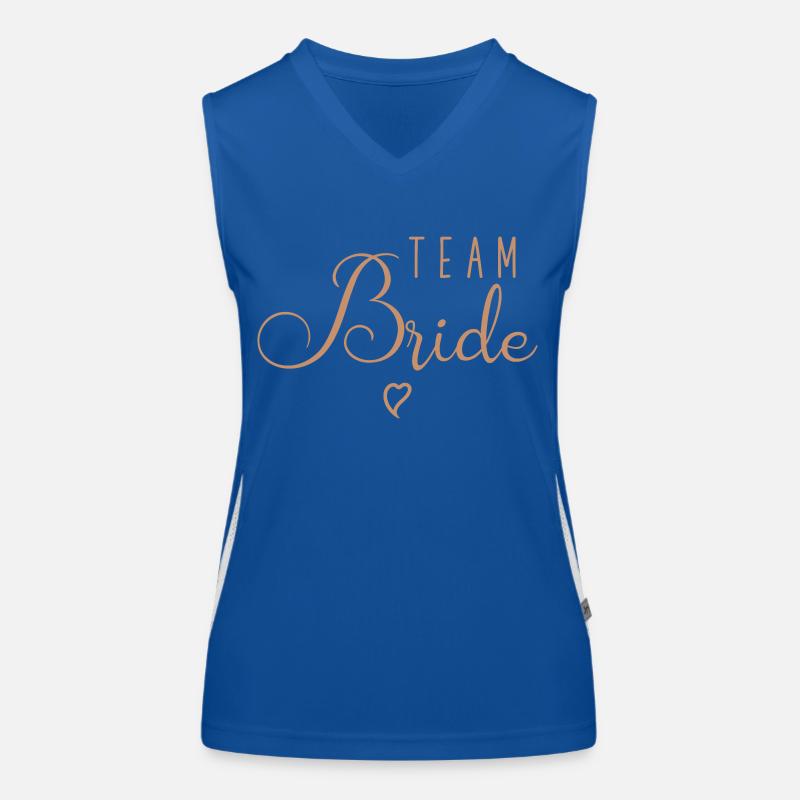 Team bridle with a cute heart Women's Functional Contrast Tank Top