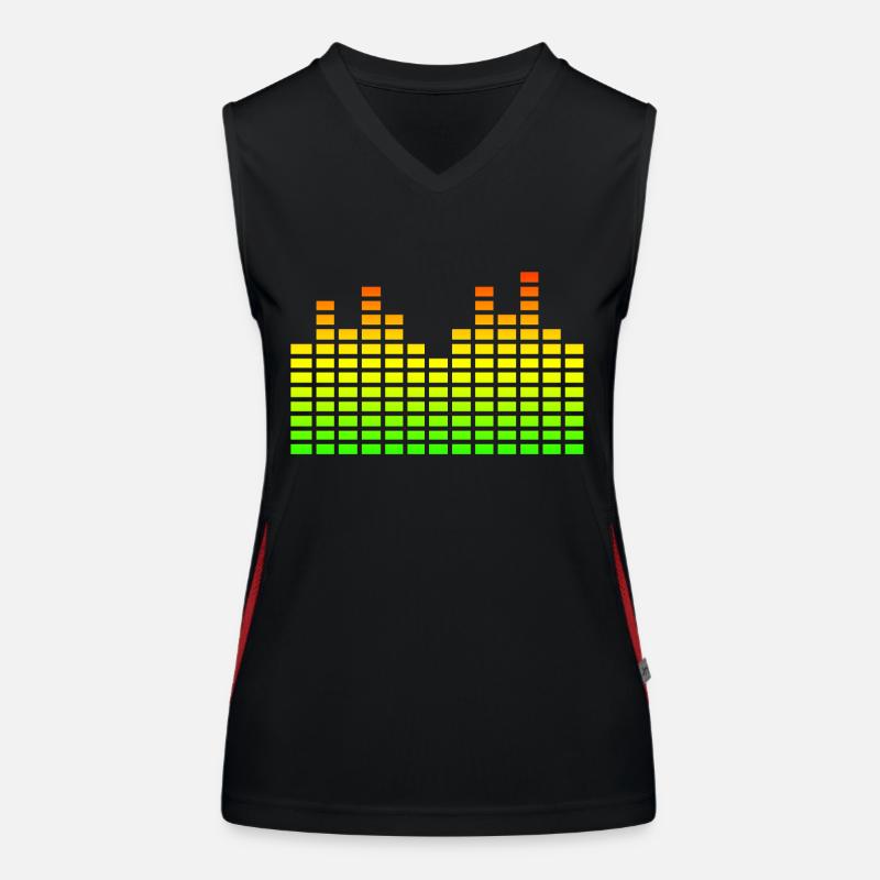 Equalizer Funktionelles Kontrast-Tank Top für Frauen