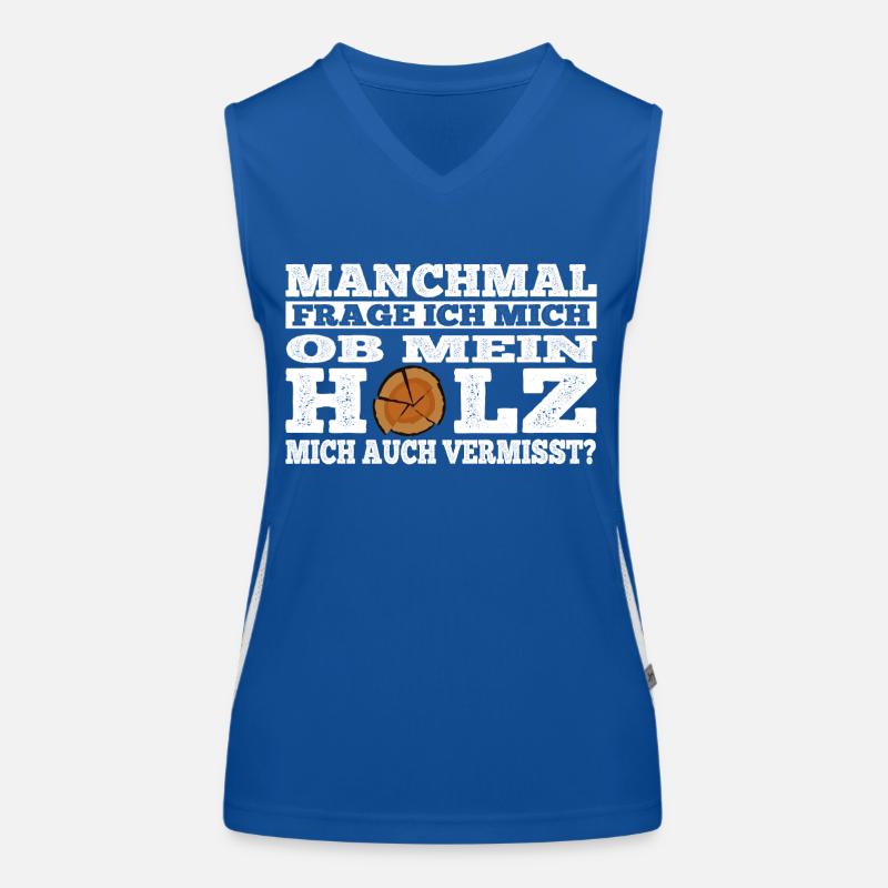 Bois - manquant Débardeur respirant contrasté Femme