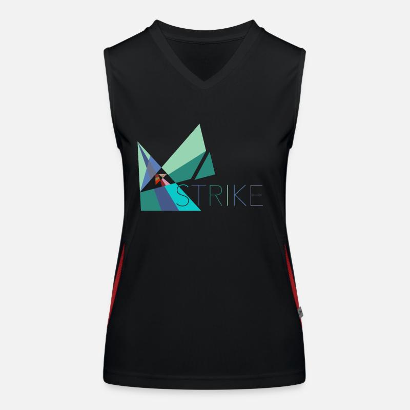Strike - Strike, refusal to work Women's Functional Contrast Tank Top