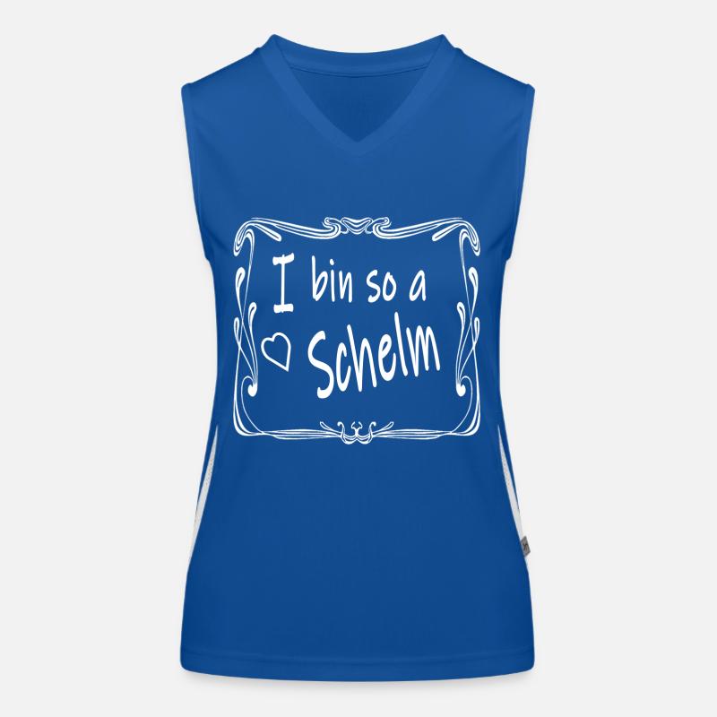 Ich bin ein Schelm , bayrisch Liebe Bayer Geschenk Funktionelles Kontrast-Tank Top für Frauen