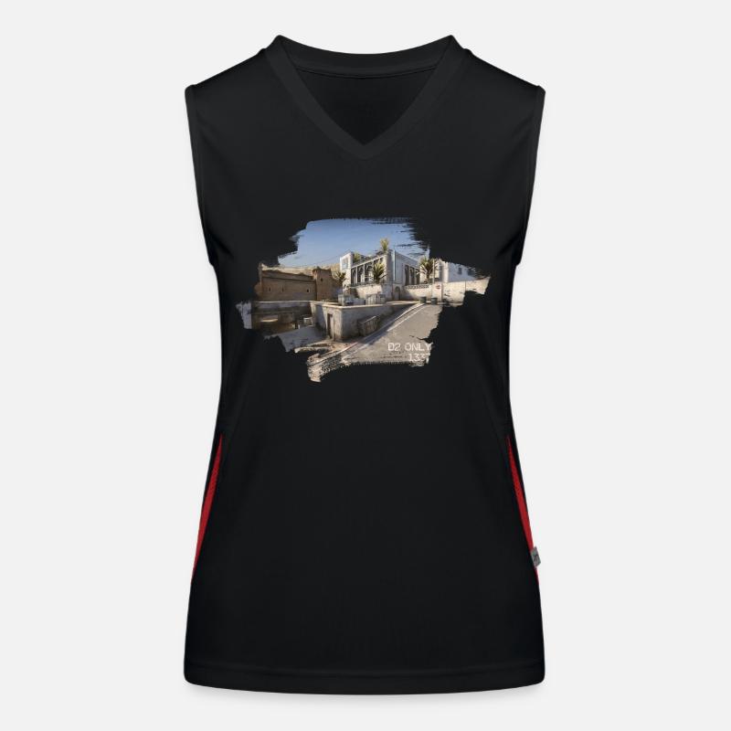 DUST2 ONLY Funktionelles Kontrast-Tank Top für Frauen