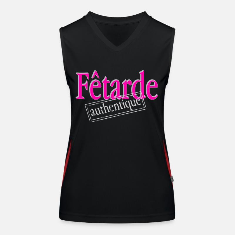 Fêtarde authentique Débardeur respirant contrasté Femme