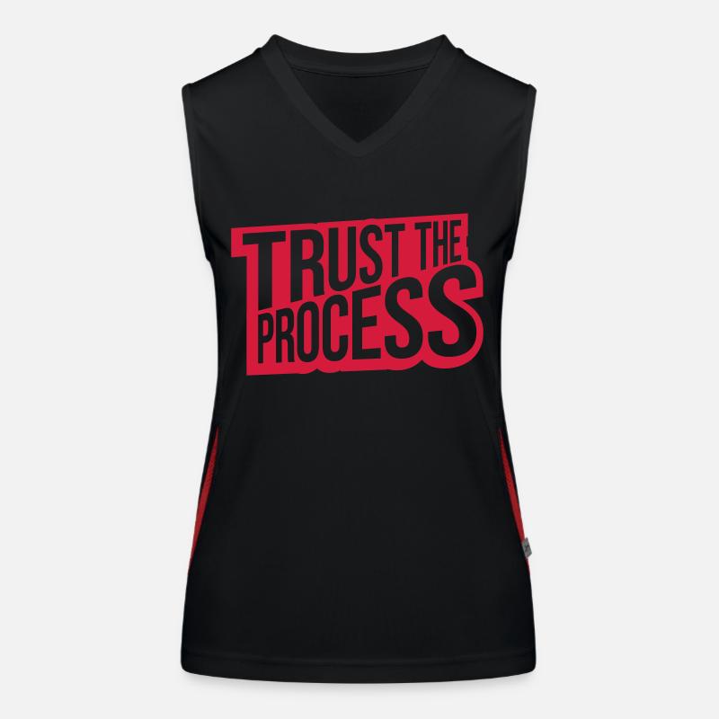 faire confiance au processus Devis Débardeur respirant contrasté Femme